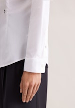 Hemdbluse mit Stretchanteil slim fit in Weiß |  Seidensticker Onlineshop