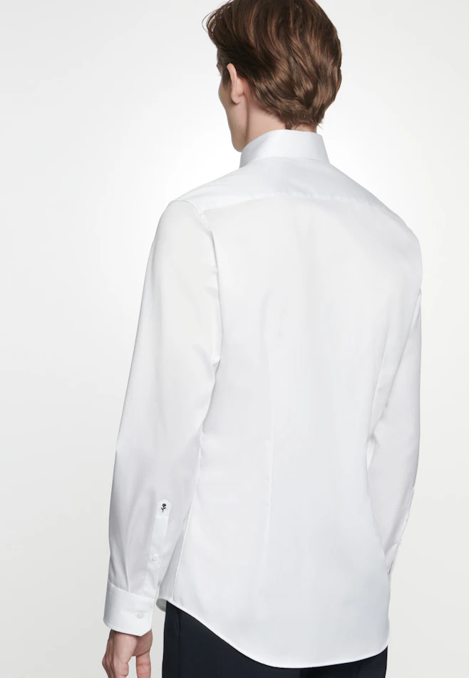 Shaped Chemise Business Uni dans Blanc | Boutique en ligne Seidensticker