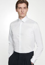 Shaped Business Shirt Uni in White |  Seidensticker Onlineshop