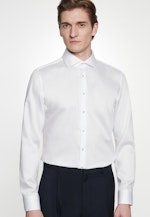 Shaped Business Hemd Uni in Weiß |  Seidensticker Onlineshop