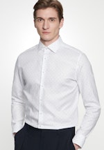 Slim Business Hemd Punkte in Weiß |  Seidensticker Onlineshop