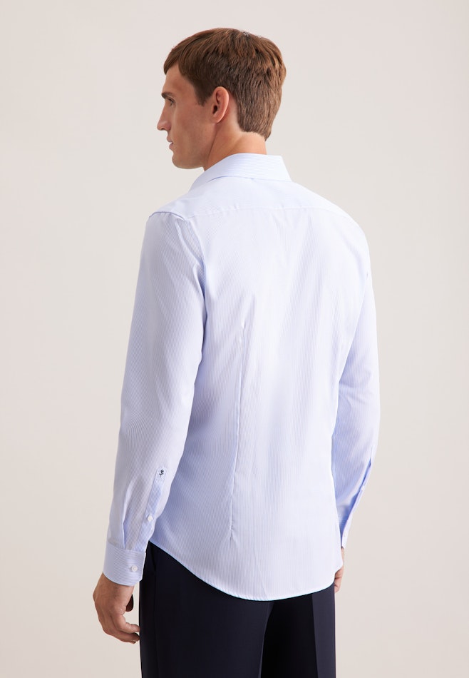 Slim Chemise d'affaires Rayures dans Bleu Clair | Boutique en ligne Seidensticker