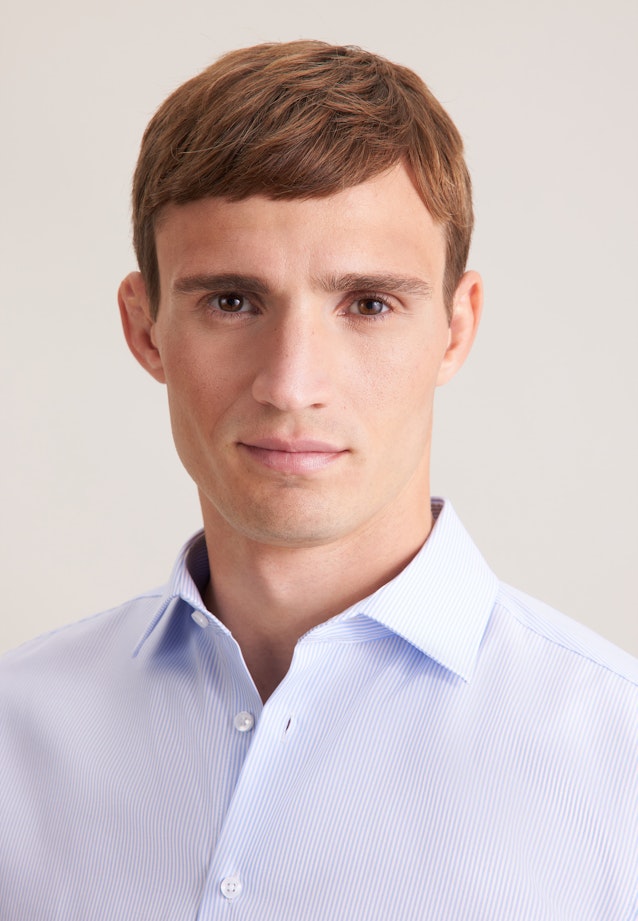 Slim Business Hemd Gestreift in Hellblau |  Seidensticker Onlineshop