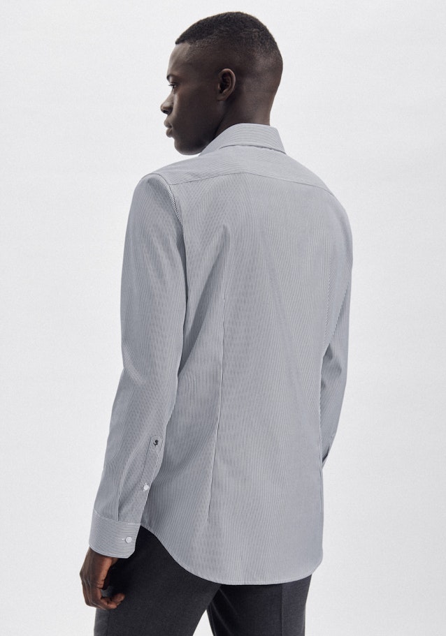 Slim Business Shirt Stripes in Dark Blue | Seidensticker Onlineshop