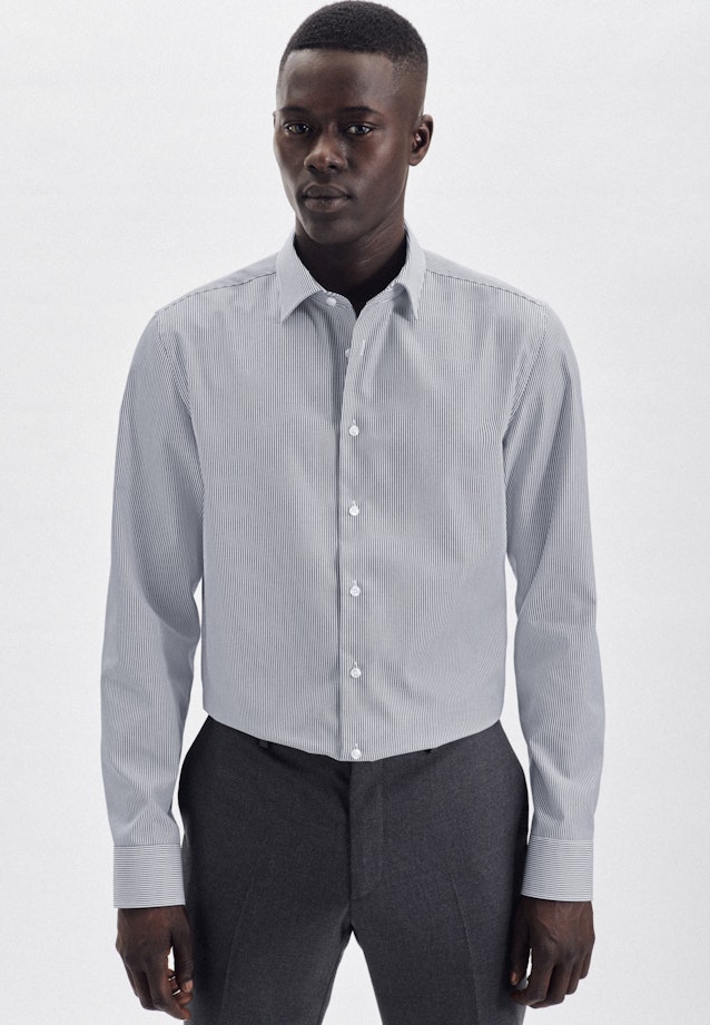 Slim Chemise d'affaires Rayures in Bleu Foncé |  Seidensticker Onlineshop