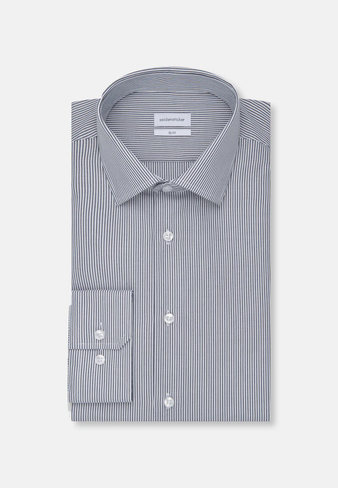 Slim Chemise d'affaires Rayures dans Bleu Foncé | Boutique en ligne Seidensticker