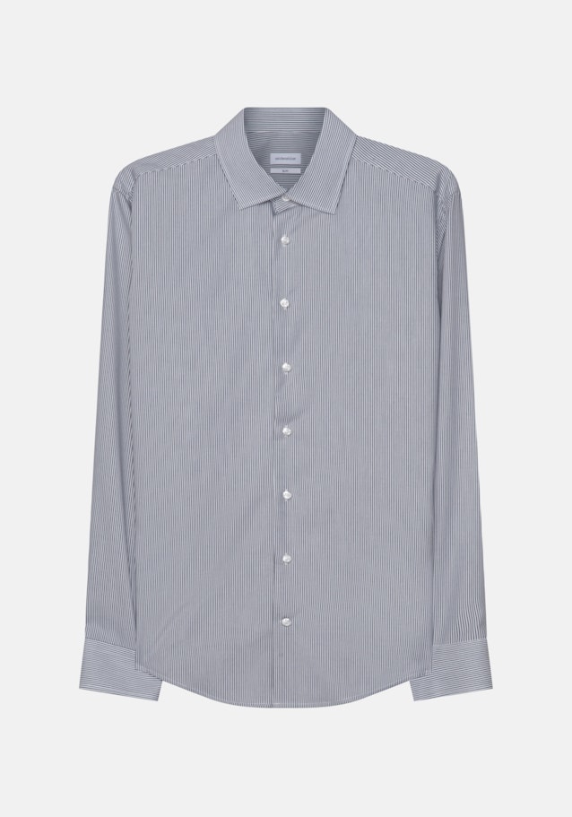 Slim Business Shirt Stripes in Dark Blue | Seidensticker Onlineshop