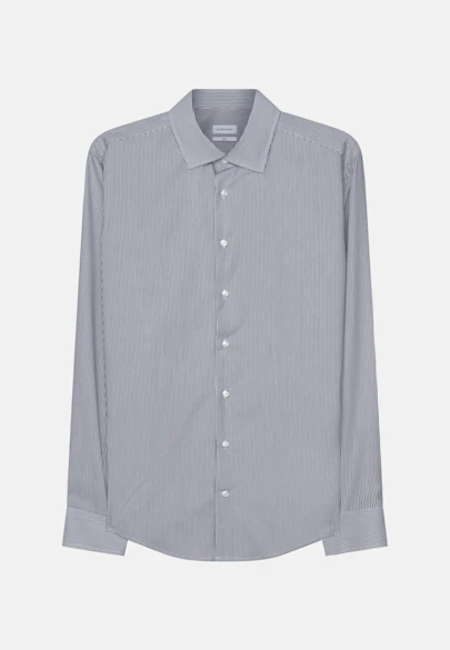 Slim Business shirt Stripes in Dark Blue |  Seidensticker Onlineshop