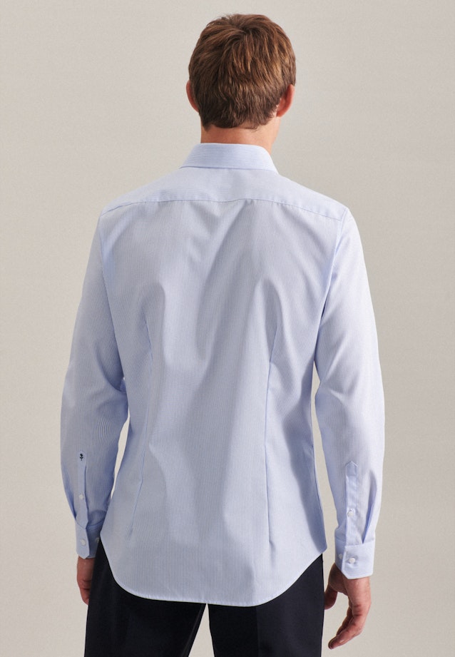 Non-iron Popeline Business overhemd in Slim with Kentkraag in Lichtblauw | Seidensticker Onlineshop
