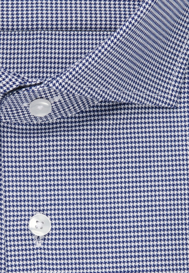 Easy-iron Twill Business Shirt in Slim with Kent-Collar in Medium Blue |  Seidensticker Onlineshop