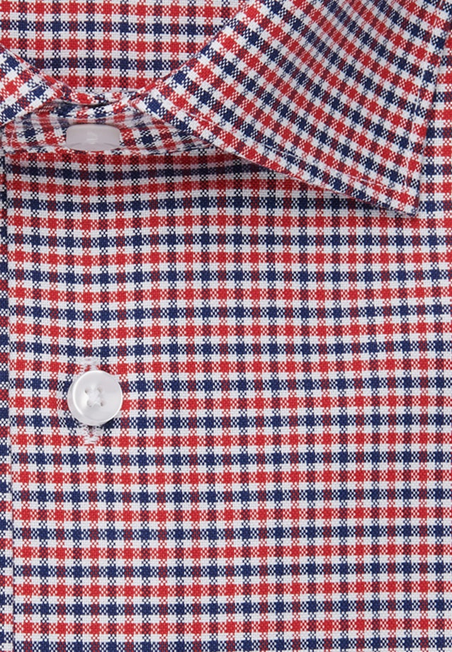 Bügelfreies Oxford Business Hemd in Slim mit Kentkragen in Rot |  Seidensticker Onlineshop