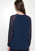 Shirtbluse Uni in Dunkelblau |  Seidensticker Onlineshop