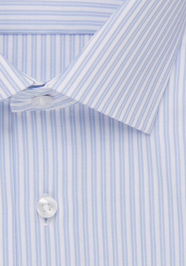 Non-iron Poplin Business Shirt in Regular with Kent-Collar in Light Blue |  Seidensticker Onlineshop