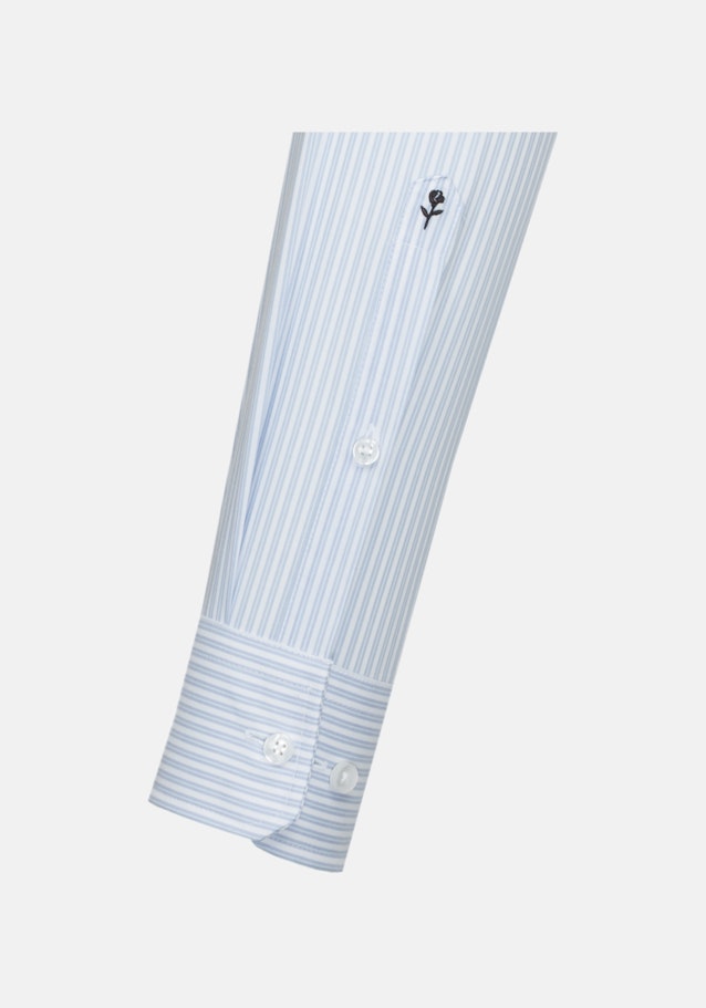 Regular Business Hemd Streifen in Hellblau | Seidensticker Onlineshop