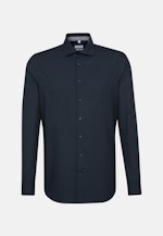 Shaped Business Hemd Punkte in Dunkelblau |  Seidensticker Onlineshop