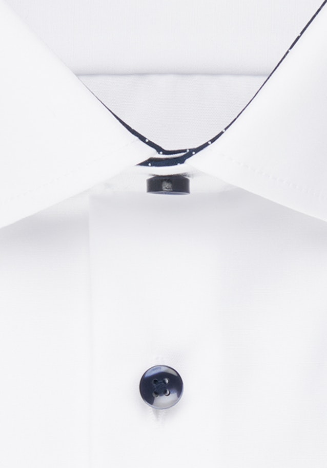 Non-iron Poplin Business Shirt in Comfort with Kent-Collar in White |  Seidensticker Onlineshop
