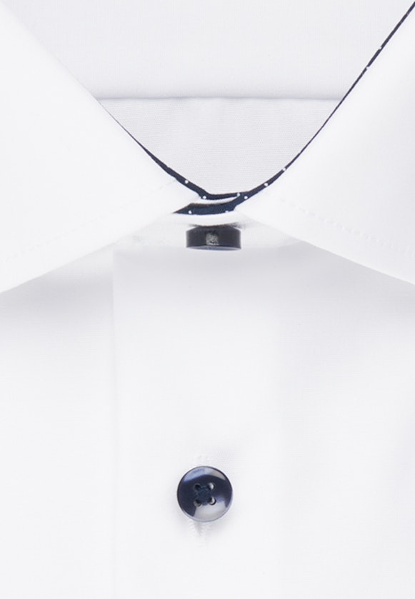 Non-iron Poplin Business Shirt in Comfort with Kent-Collar in White |  Seidensticker Onlineshop