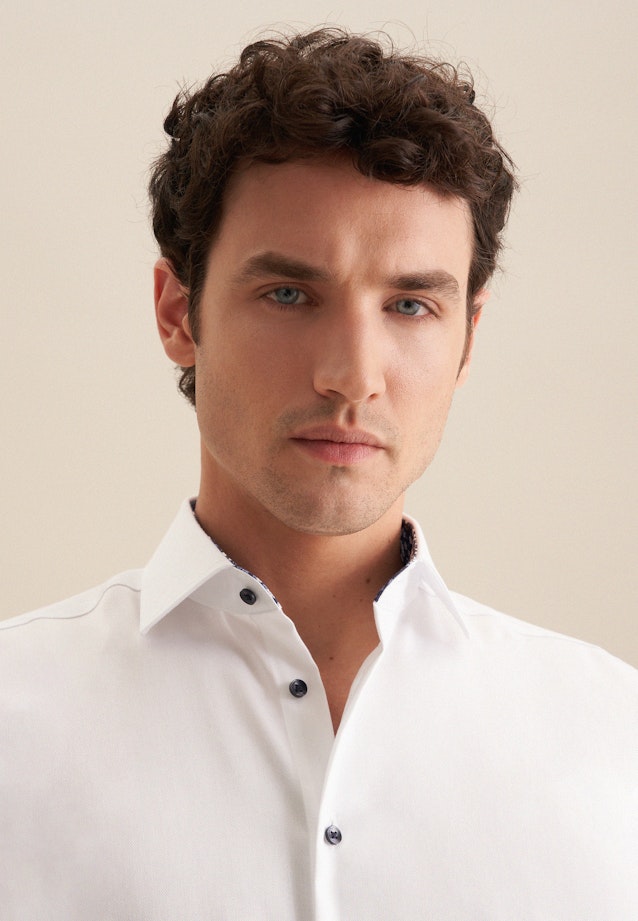 Comfort Business Hemd Uni in Weiß |  Seidensticker Onlineshop