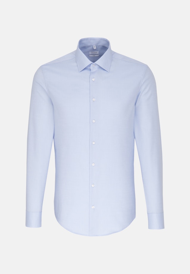 Non-iron Structure Business Shirt in X-Slim with Kent-Collar in Light Blue |  Seidensticker Onlineshop