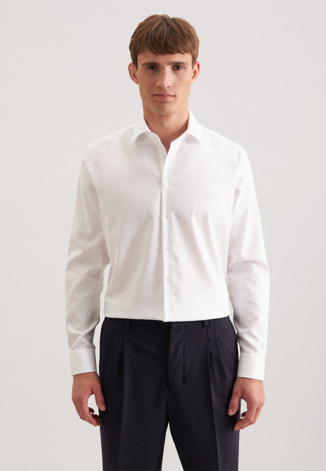 X-Slim Business Hemd Uni in Weiß |  Seidensticker Onlineshop