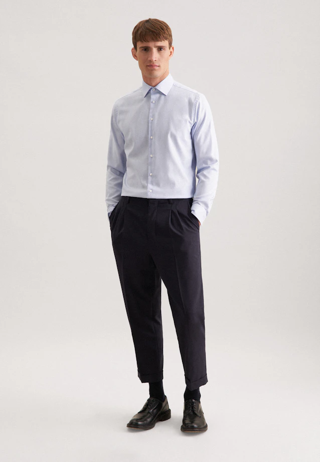 X-Slim Business Hemd Uni in Hellblau |  Seidensticker Onlineshop