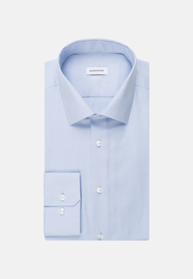 X-Slim Chemise d'affaires Uni dans Bleu Clair | Boutique en ligne Seidensticker