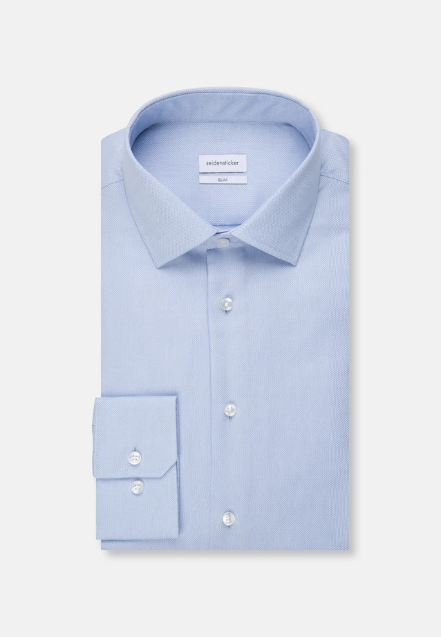 X-Slim Chemise d'affaires Uni in Bleu Clair |  Seidensticker Onlineshop