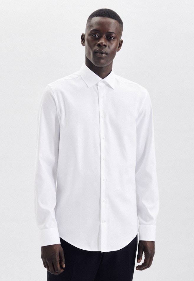 Slim Business shirt Uni in White | Seidensticker online shop