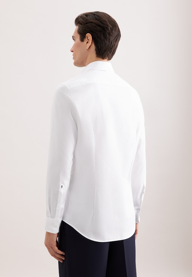 Slim Business Hemd Uni in Weiß |  Seidensticker Onlineshop