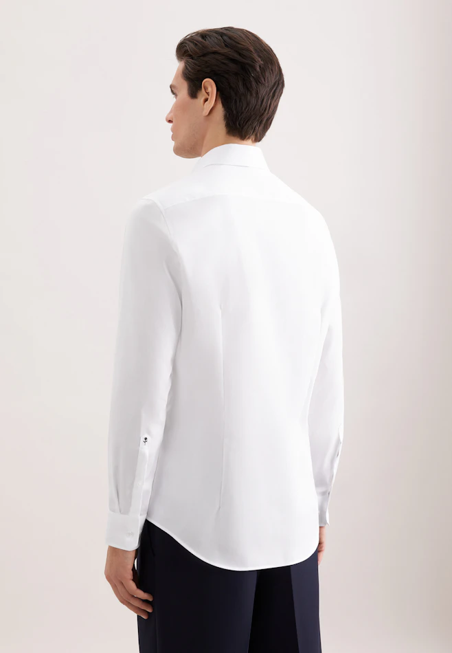Slim Business Hemd Uni in Weiß | Seidensticker Onlineshop