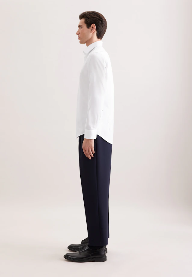Slim Business Hemd Uni in Weiß |  Seidensticker Onlineshop