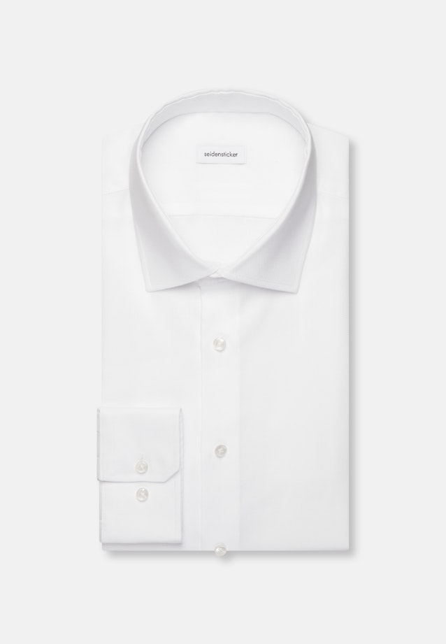 Slim Business Hemd Uni in Weiß |  Seidensticker Onlineshop