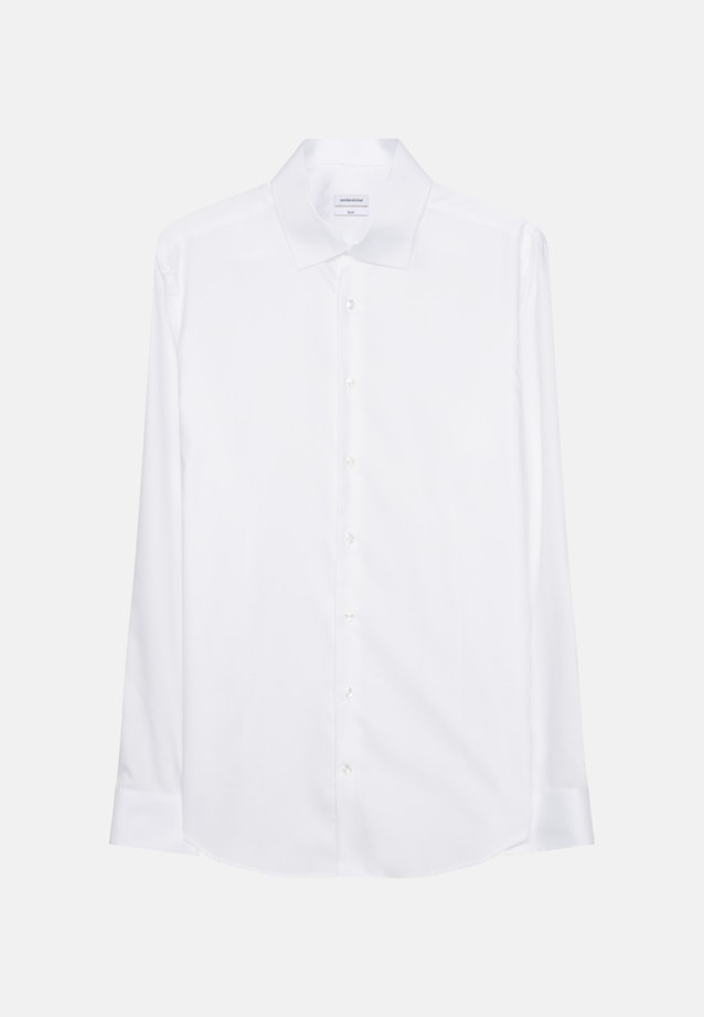 Slim Business Hemd Uni in Weiß |  Seidensticker Onlineshop