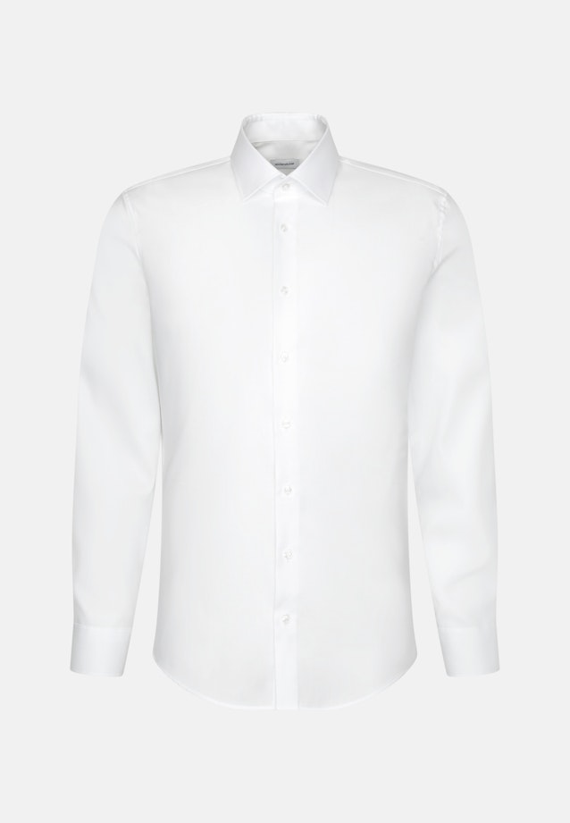 Slim Business Hemd Uni in Weiß |  Seidensticker Onlineshop