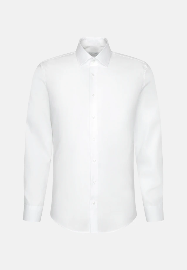 Slim Business Hemd Uni in Weiß |  Seidensticker Onlineshop