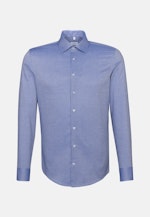 Slim Business Hemd Uni in Mittelblau |  Seidensticker Onlineshop