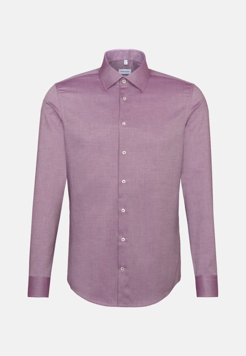 Non-iron Structure Business Shirt in Slim with Kent-Collar