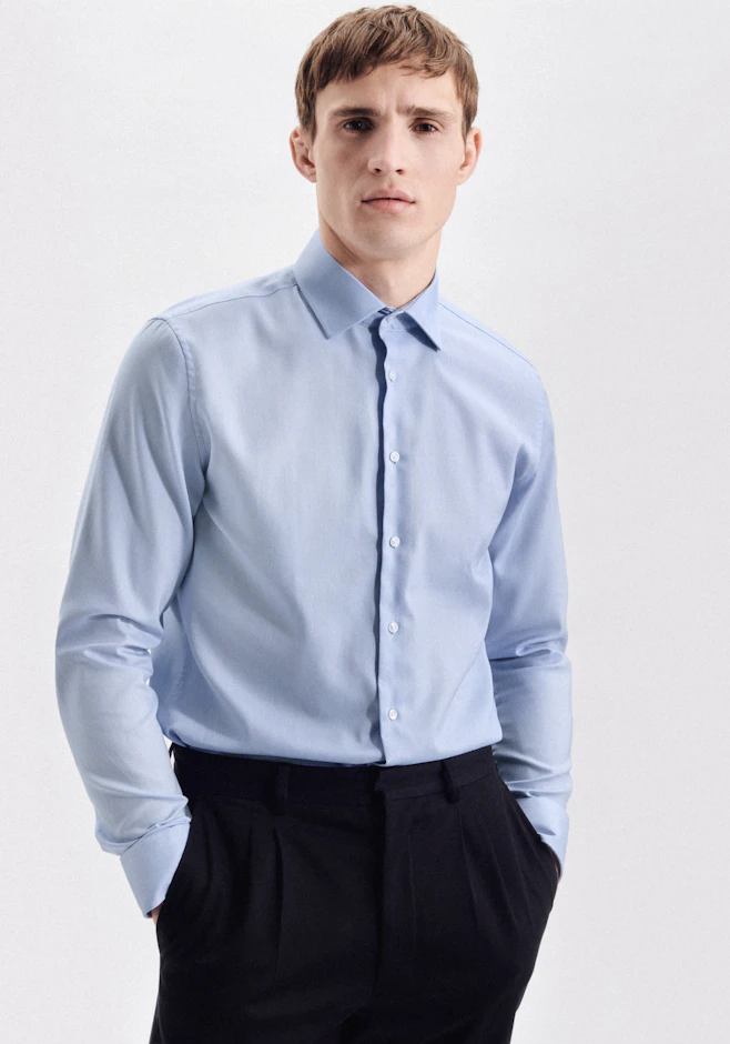 Slim Business Hemd Uni in Hellblau | Seidensticker Onlineshop