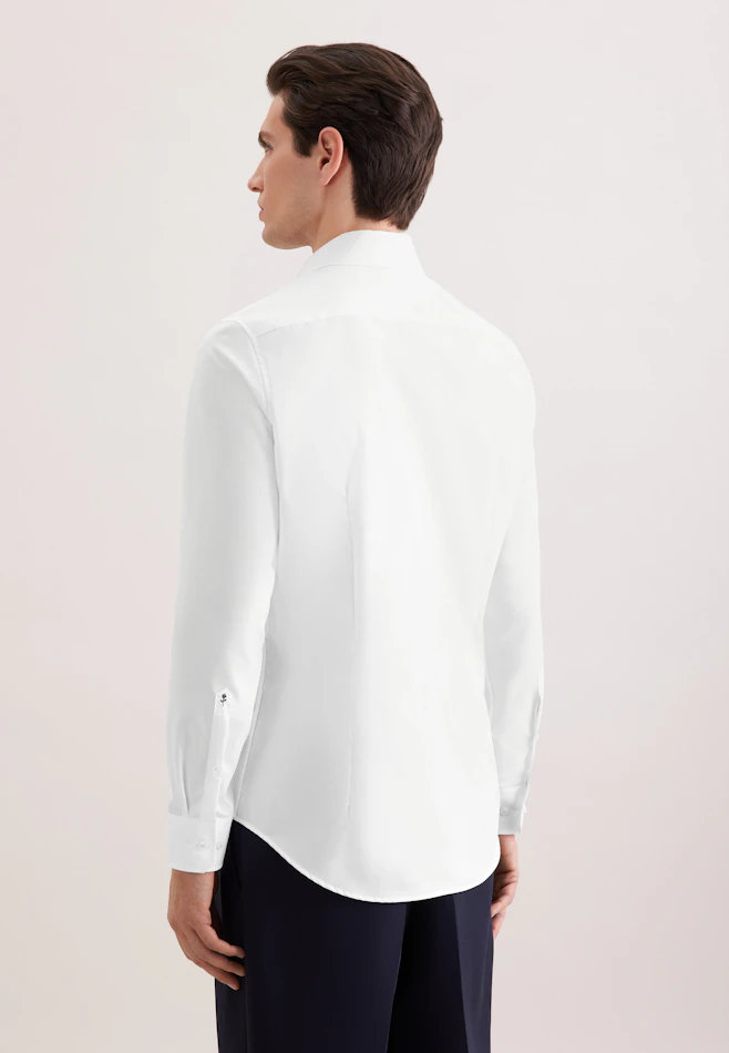 Slim Business Hemd Uni in Weiß | Seidensticker Onlineshop