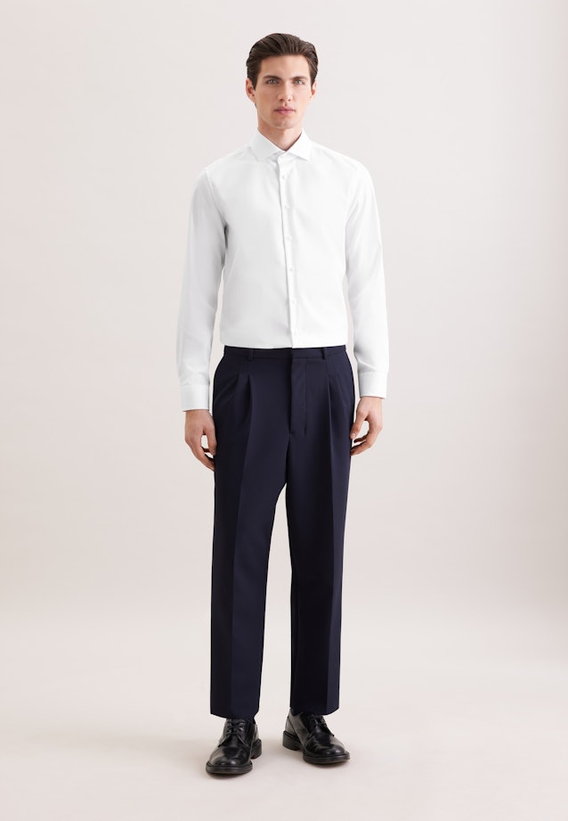 Slim Business Hemd Uni in Weiß |  Seidensticker Onlineshop