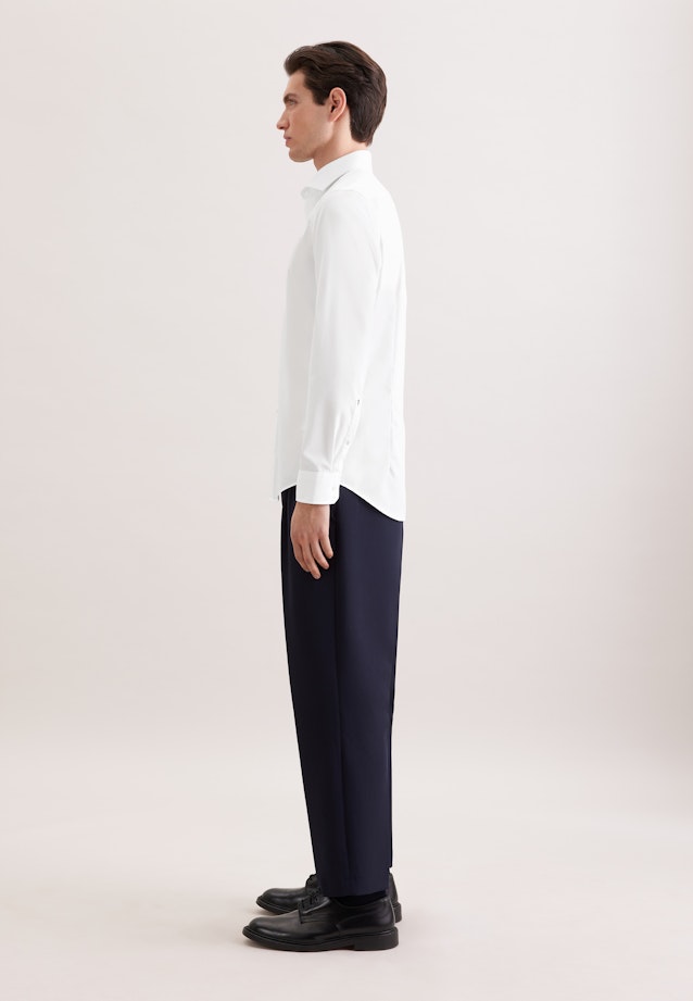 Slim Business Hemd Uni in Weiß |  Seidensticker Onlineshop