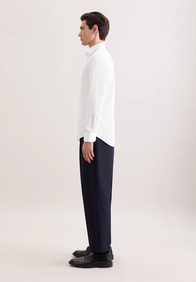 Slim Business Hemd Uni in Weiß |  Seidensticker Onlineshop