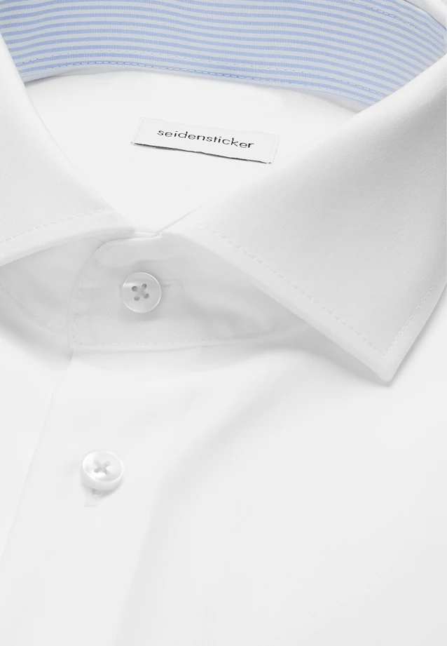 Slim Business Hemd Uni in Weiß |  Seidensticker Onlineshop