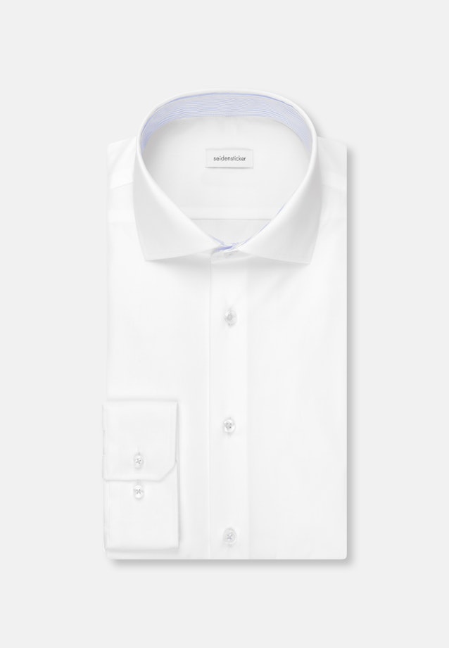 Slim Business Hemd Uni in Weiß |  Seidensticker Onlineshop