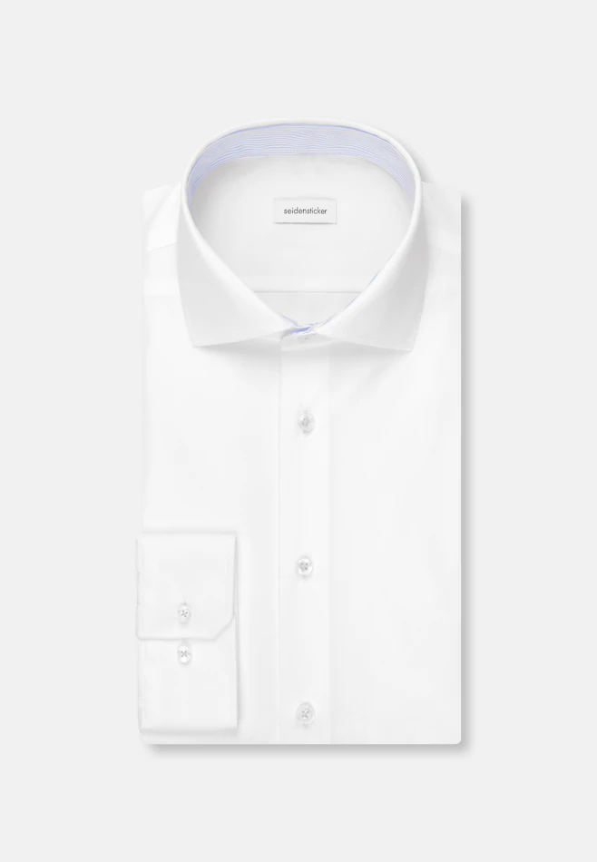 Slim Chemise d'affaires Uni dans Blanc | Boutique en ligne Seidensticker