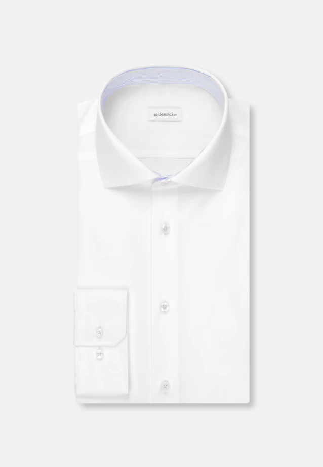 Slim Business Hemd Uni in Weiß |  Seidensticker Onlineshop