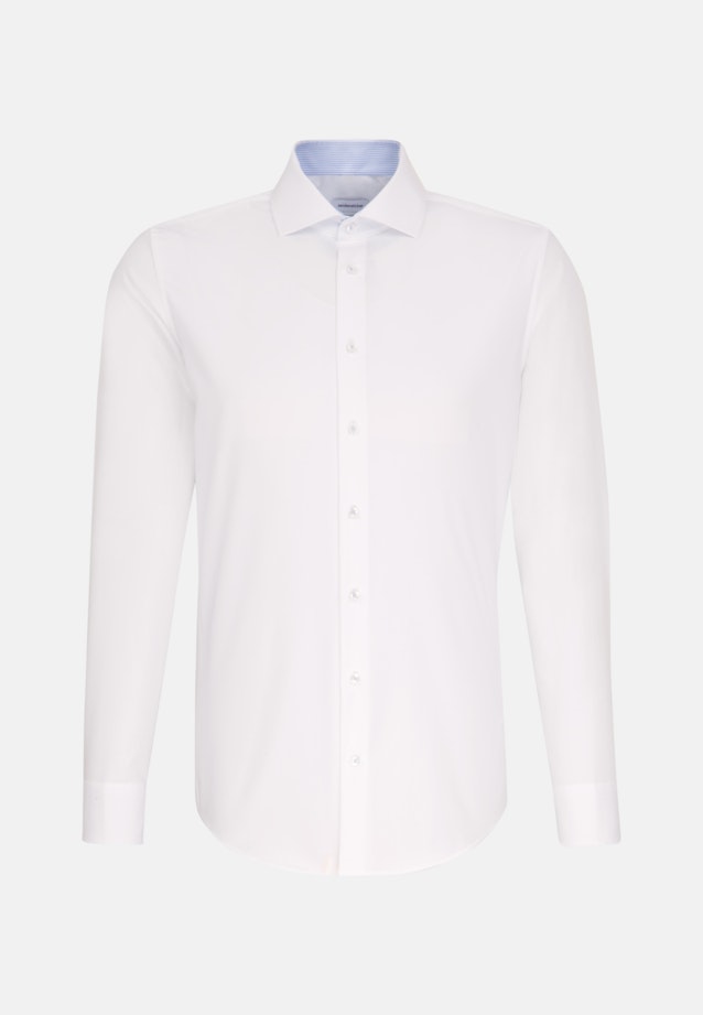 Slim Business Hemd Uni in Weiß |  Seidensticker Onlineshop