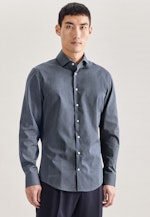 Slim Business Hemd Uni in Dunkelblau |  Seidensticker Onlineshop