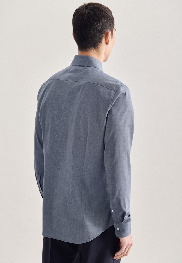 Slim Business Hemd Uni in Dunkelblau |  Seidensticker Onlineshop