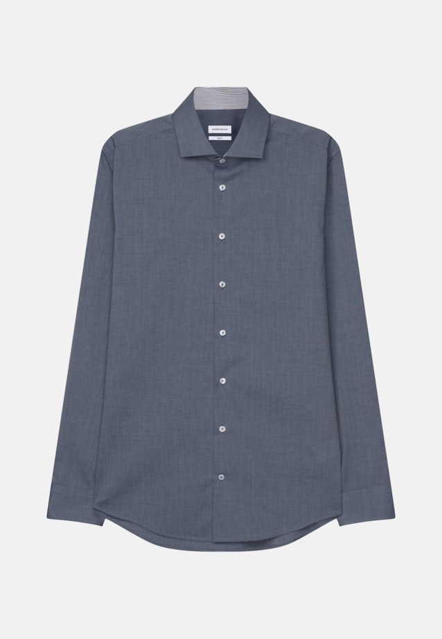 Slim Business Hemd Uni in Dunkelblau |  Seidensticker Onlineshop